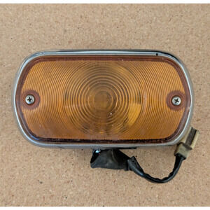 Vintage Honda Amber Fog Light Assembly Stanley HM-1IP-S SAE IP 67 PARTS/REPAIR